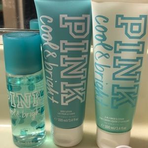 PINK BODY MIST, LOTION, AND BODY WASH
